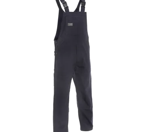 DRIFIRE® Flame Resistant Unlined Bib Overall, 38 x 32, Navy, BIB6DNV38X32