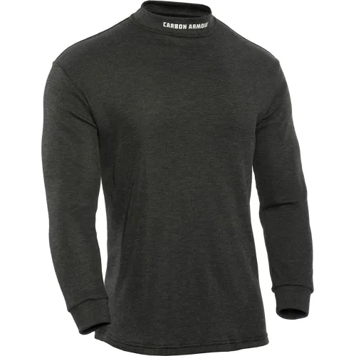CARBON ARMOUR™ AV Base Layer Shirt, 3XL, Gray, BSTAVLS3XL