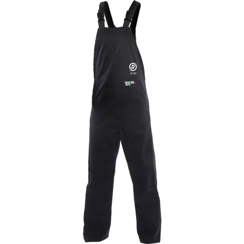 Enespro® ArcGuard® 12 cal Flame Resistant UltraSoft Bib Overall, XL, Navy, C45UPXL32
