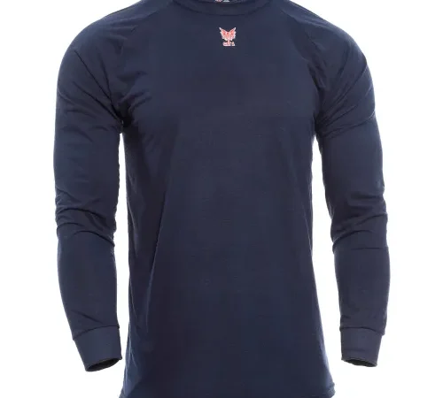 DRIFIRE® Fire Resistant Control 2.0 Long Sleeve T-Shirt, 2XL, Navy, C52FKSRLS2XL
