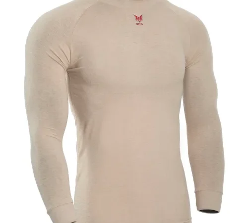 DRIFIRE® Fire Resistant Control 2.0 Long Sleeve T-Shirt, 2XL, Khaki, C52JKSRLS2XL