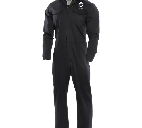 Enespro® ArcGuard® 12 cal UltraSoft Flame Resistant Coverall, MD x 32, Navy, C88UPMD32