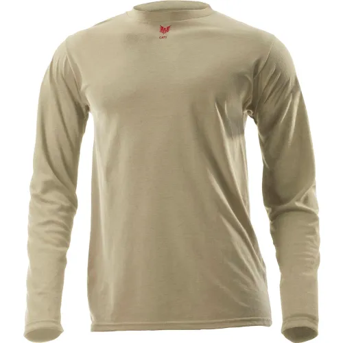 DRIFIRE® Lightweight Long Sleeve FR T-Shirt, S, Desert Sand, DF2-CM-446LS-DS-SM