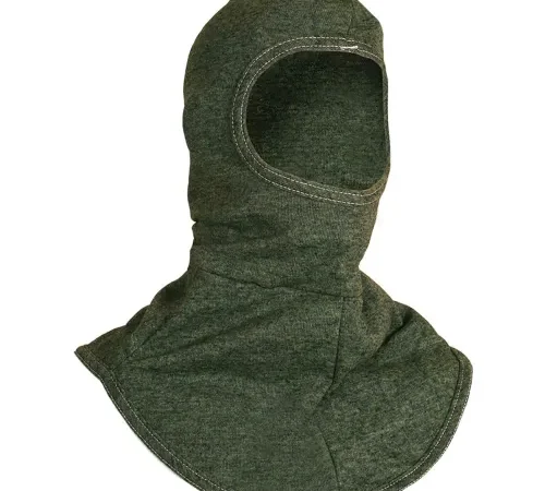 Enespro® ArcGuard® Double Layer Flame Resistant Balaclava, OSFM, Green, H61RK