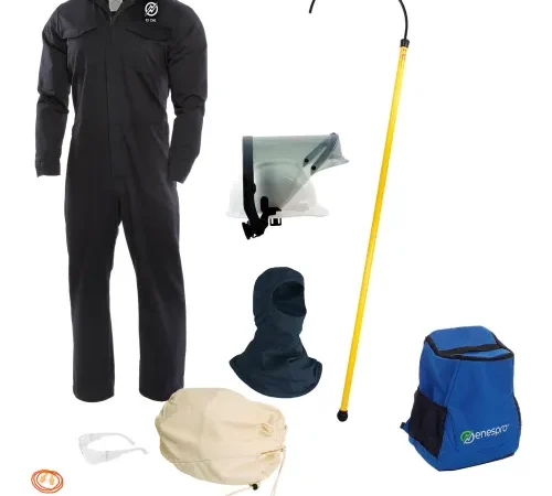 Enespro® EV Hazard Protection with Coverall, 12 cal/cm², Rescue Hook, No Gloves, 2XL