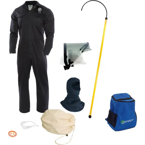 Enespro® EV Hazard Protection with Coverall, 12 cal/cm², Rescue Hook, No Gloves, L