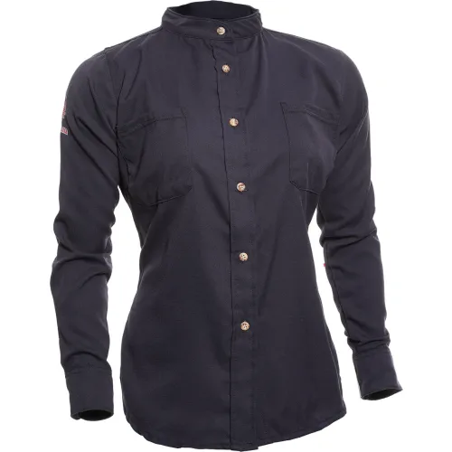 DRIFIRE® Women's Flame Resistant DH Air™ Work Shirt, 5XL Regular, Navy