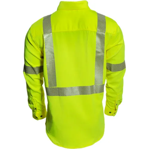 DRIFIRE® Men's FR Hi-Visibility Work Shirt, 3XL-T, Fluorescent Yellow - Image 2
