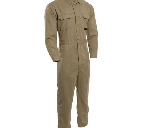 DRIFIRE® 8 cal Flame Resistant Tecgen Select® Coveralls, M, Tan, TCG02120861