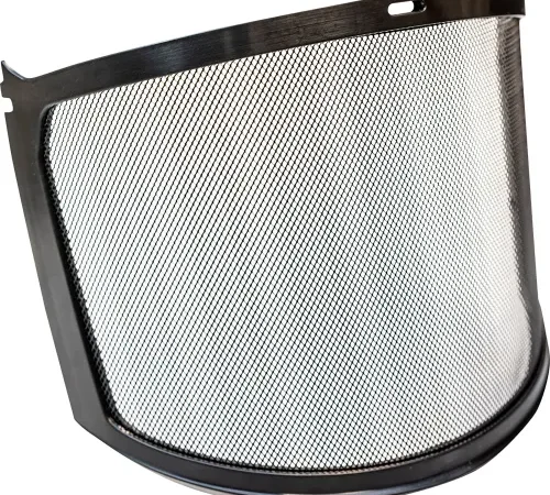 Traverse™ Safety Helmet Metal Mesh Face Shield, One Size, Black