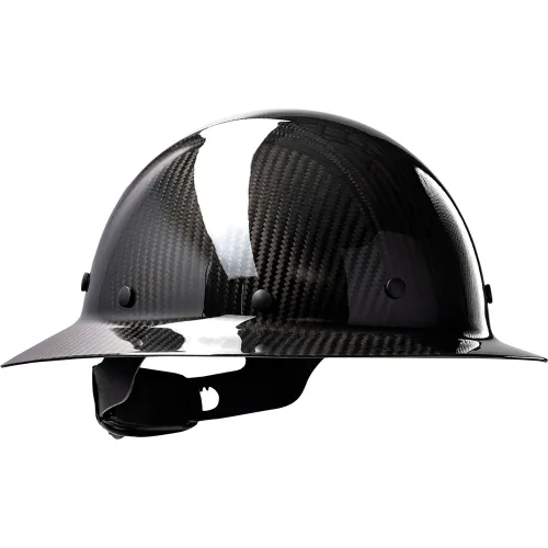 Wolfjaw™ Full Brim Hard Hat, 8-Point Riveted, Non-Vented, Type 1, Black