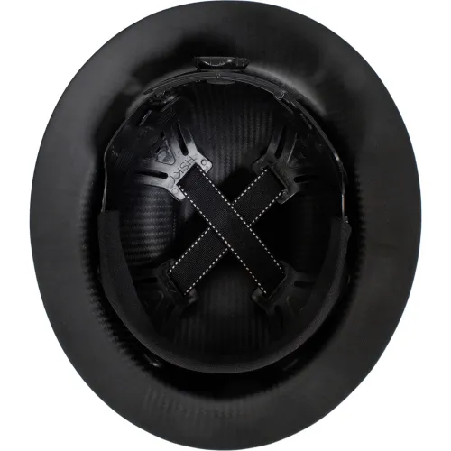 Wolfjaw™ Full Brim Hard Hat, 8-Point Riveted, Non-Vented, Type 1, Black - Image 4