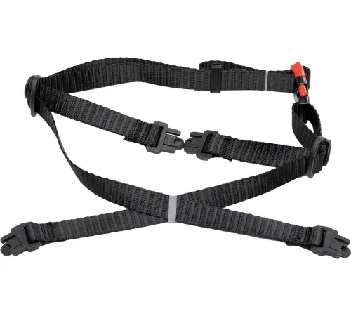 Traverse™ Replacement 4-Point Chin Strap, Nylon, One Size, Black