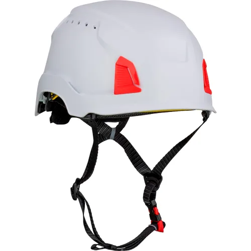Traverse™ Cap Style Industrial Climbing Helmet, Vented, HDPE Suspension, White