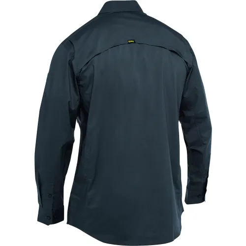 Bisley® Men's Long Sleeve Ripstop Work Shirt with X-Airflow™ Ventilation, 2XL, Gray - Image 2