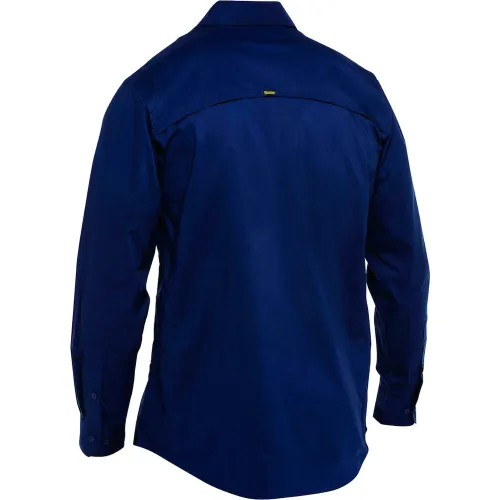 Bisley® Men's Long Sleeve Ripstop Work Shirt with X-Airflow™ Ventilation, 2XL, Navy - Image 2