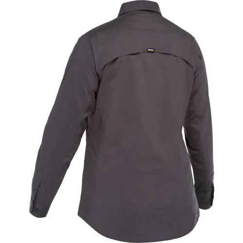 Bisley® Women's Long Sleeve Ripstop Work Shirt with X-Airflow™ Ventilation, 4XL, Navy - Image 2