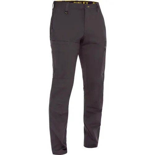Bisley® Men's Stretch Ripstop Vented X-Airflow™ Work Pants, 42" x 30", Gray