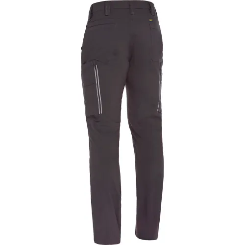 Bisley® Men's Stretch Ripstop Vented X-Airflow™ Work Pants, 42" x 30", Gray - Image 3