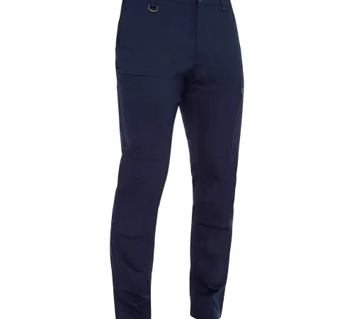 Bisley® Men's Stretch Ripstop Vented X-Airflow™ Work Pants, 34" x 32", Navy