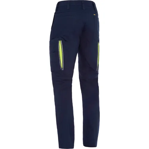 Bisley® Men's Stretch Ripstop Vented X-Airflow™ Work Pants, 50" x 32", Navy - Image 4
