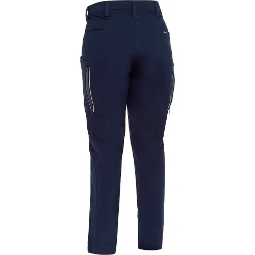 Bisley® Women's Stretch Ripstop Vented X-Airflow™ Work Pants, 18T, Navy - Image 3