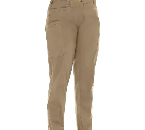 Bisley® Women's Stretch Ripstop Vented X-Airflow™ Work Pants, 16R, Tan