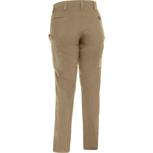 Bisley® Women's Stretch Ripstop Vented X-Airflow™ Work Pants, 18T, Tan - Image 3