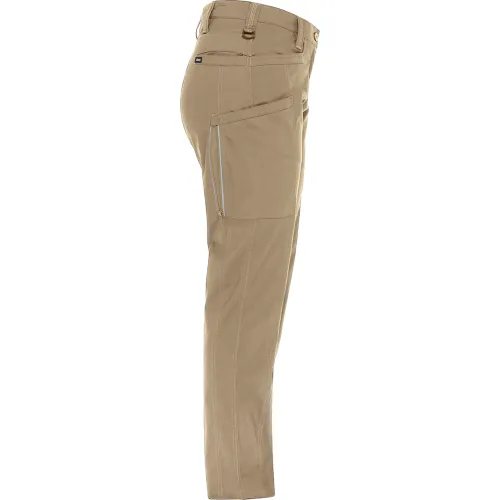 Bisley® Women's Stretch Ripstop Vented X-Airflow™ Work Pants, 6R, Tan - Image 4