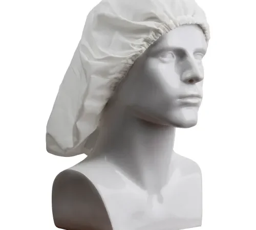 Uniform Technology™ Antimicrobial Tricot Bouffant Cap, 24", White