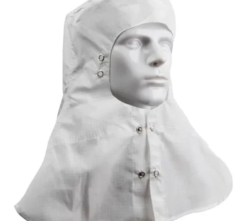 Uniform Technology™ Cleanroom Hood, Open Face, XS, White