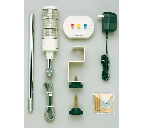 Patlite 3-In-One Manual Control Signal Tower Kit, Red Amber/Green Light, DC24V
