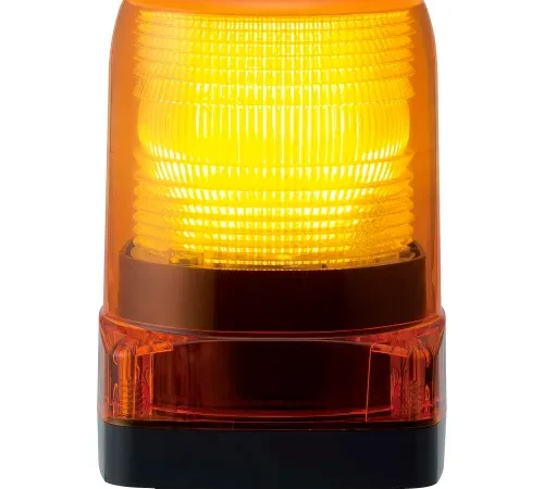 Patlite LFH-M2-Y LED Signal Light, Outdoor Rated, Amber Light, AC100V to AC240V