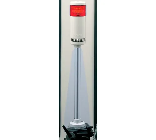 Patlite LR6-102WJBW-R  Continuous/Flashing Light W/2 Audible Alarms, Red Light, AC/DC24V