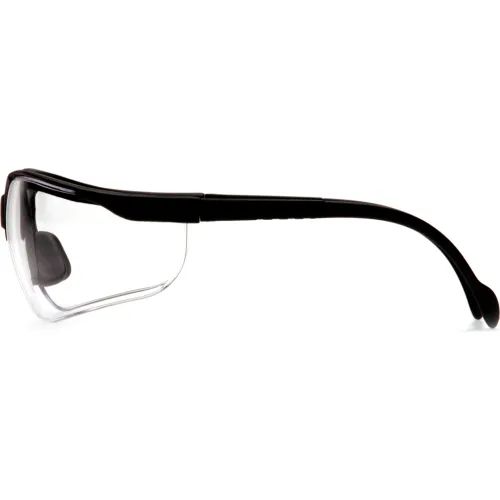Venture II® Safety Glasses Clear Lens , Black Frame - Pkg Qty 12 - Image 4