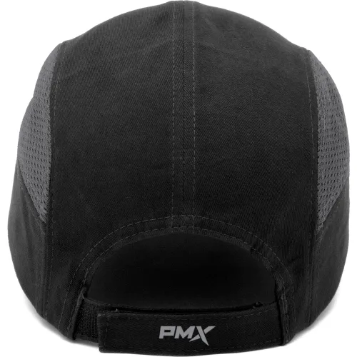 Baseball Bump Cap Black and Gray Baseball Bump Cap - Pkg Qty 12 - Image 2