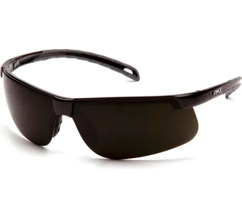Pyramex® Ever-Lite® Safety Glasses, Anti-Fog, Shade 5.0 IR, Green Lens/Black Frame - Pkg Qty 12