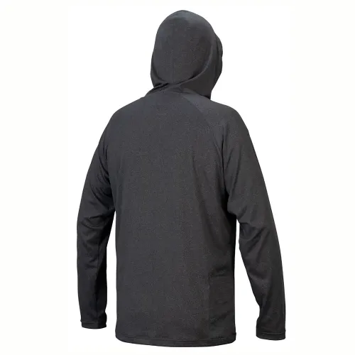 Pyramex® RLPH1NS Long Sleeve Pullover Hoodie with UV Protection, M, Gray - Image 4