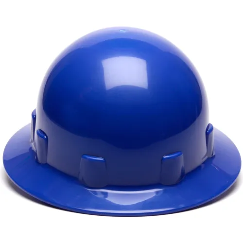 Blue Full Brim 4 Point Ratchet Sleek Shell Hard Hat - Pkg Qty 12 - Image 2