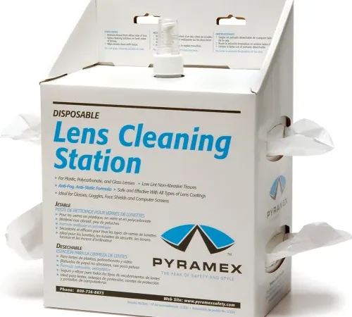 Lens Cleaning Station, 16oz Solution, 1200 Tissues