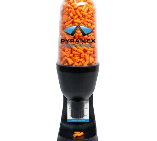 Pyramex® Disposable Earplugs Dispenser, Uncorded, 32dB, PD500, 500 Pairs