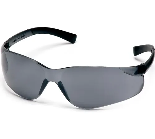 Ztek® Safety Glasses Gray Anti-Fog Lens , Gray Frame - Pkg Qty 12