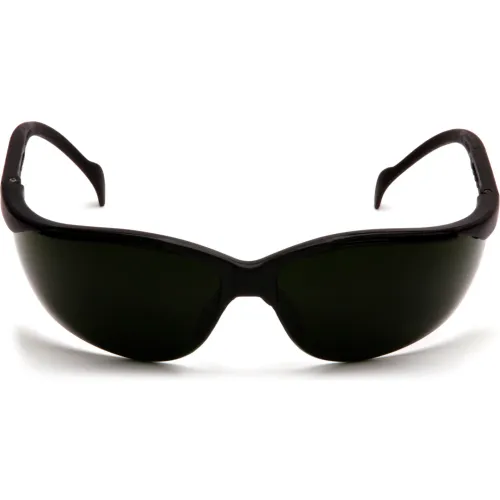 Venture Ii® Safety Glasses 5.0 Ir Filter Lens , Black Frame - Pkg Qty 12 - Image 2