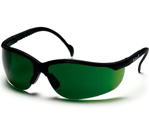 Venture Ii® Safety Glasses 3.0 Ir Filter Lens , Black Frame - Pkg Qty 12