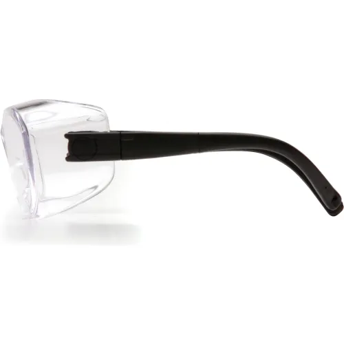 Ots® Safety Glasses Clear Anti-Fog Lens , Black Temples - Pkg Qty 12 - Image 4
