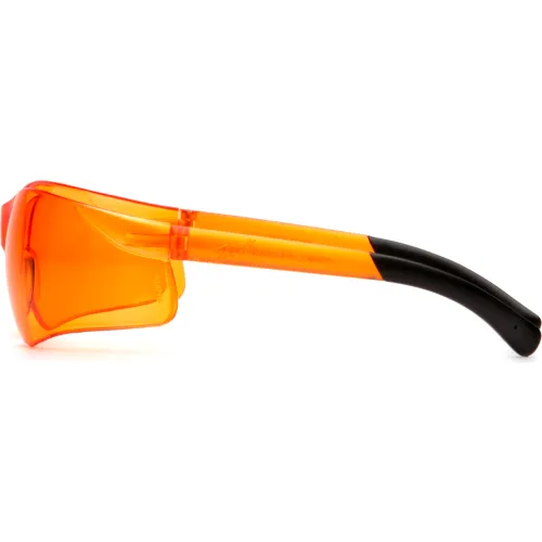 Ztek® Safety Glasses Orange Lens , Orange Frame - Pkg Qty 12 - Image 4