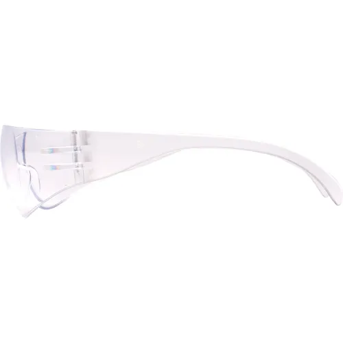Intruder" Safety Glasses Clear Lens , Clear Frame - Pkg Qty 12 - Image 4