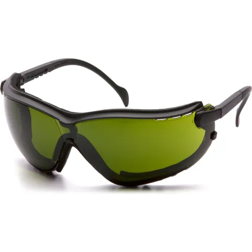 V2g® Safety Glasses 3.0 Ir Filter Lens , Black Strap/Temples - Pkg Qty 12