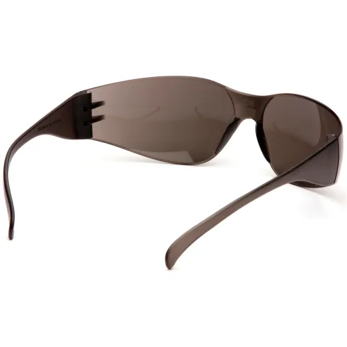 Intruder" Safety Glasses Gray Lens , Gray Frame - Pkg Qty 12 - Image 3
