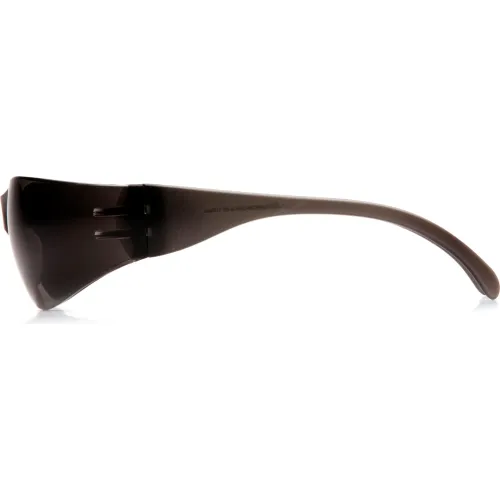 Intruder" Safety Glasses Gray Lens , Gray Frame - Pkg Qty 12 - Image 4